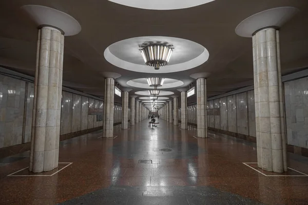 Innenraum Von Imeni Metrostation Maselskoho Charkiw Ukraine Juni 2021 — Stockfoto