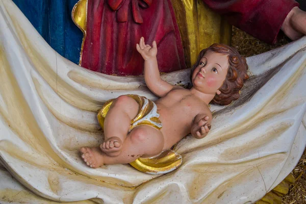 Jesus Child Figure Close View — Stock Photo, Image