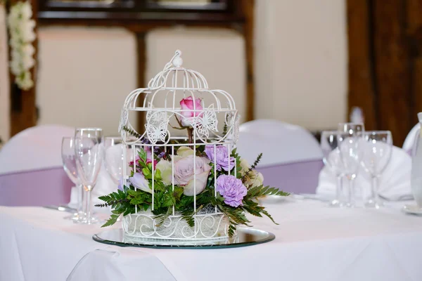 Decoração de recepção de casamento — Fotografia de Stock