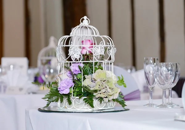 Wedding Reception Table Decoration — Stock Photo, Image