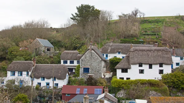 Staré domy Cornish Uk — Stock fotografie