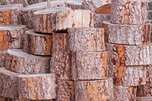 Wood piled — Stock Photo, Image