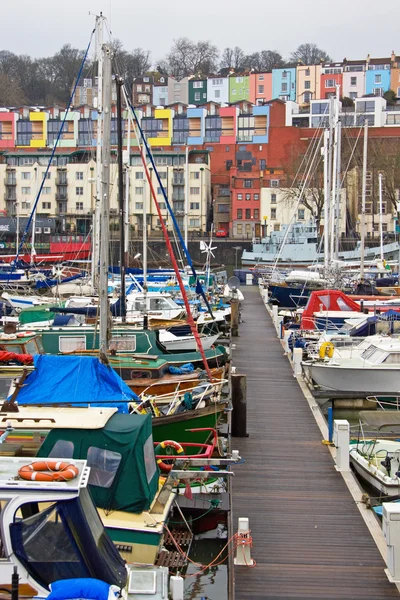 Winter am Hafen — Stockfoto