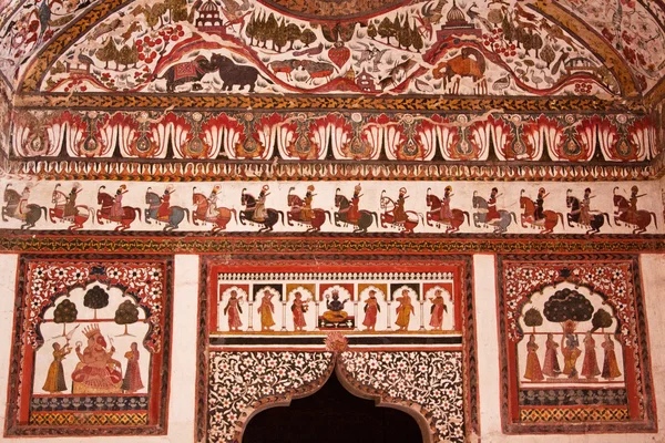 Ornatamente decorado Rajput entrada do palácio — Fotografia de Stock