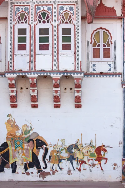 Arte urbano en rajasthan, India — Foto de Stock