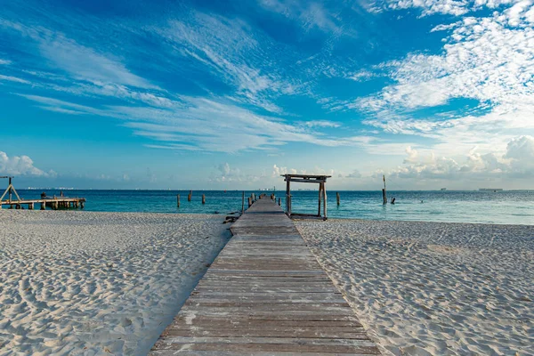 Punta Norte Beach Afternoon Isla Mujeres Mexico — Stock Photo, Image