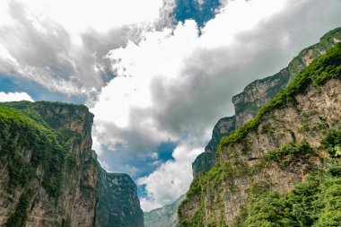 Chiapa de Corzo 'daki Sumidero uçurumları, Chiapas, Meksika