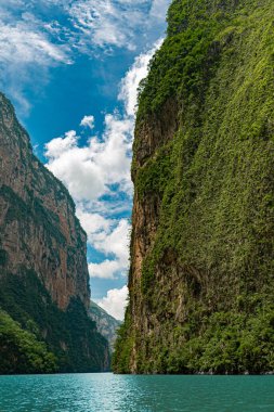 Chiapa de Corzo 'daki Sumidero uçurumları, Chiapas, Meksika
