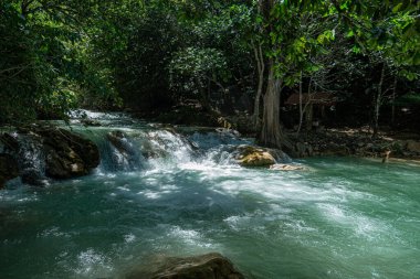 Chiapas, Meksika 'daki El Chiflon şelaleleri
