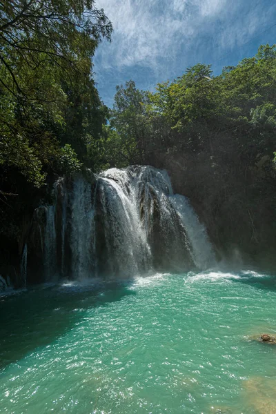 Cascadas Angel Wing Ubicadas Chiapas México — Foto de Stock