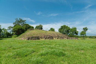 Tonina, Chiapas, Meksika olarak bilinen antik Maya şehri.