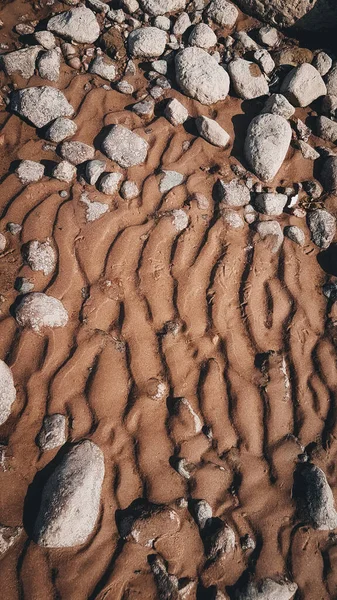 Kieselstrand Der Küste Strand — Stockfoto