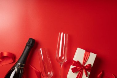 Sevgililer Günü için romantik bir set.