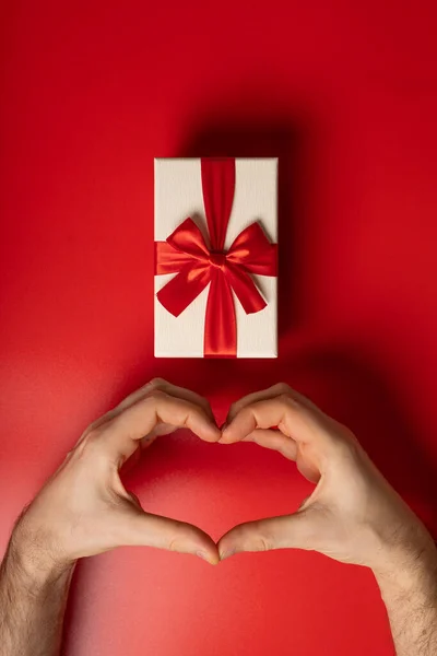 Main Gift Valentine Day Him — Stock Photo, Image