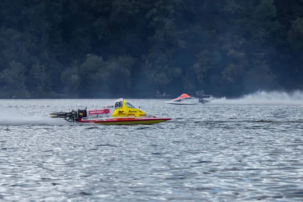 Desporto Lancha Extrema Transporte Alta Velocidade Competições Internacionais Água Campeonato — Fotografia de Stock
