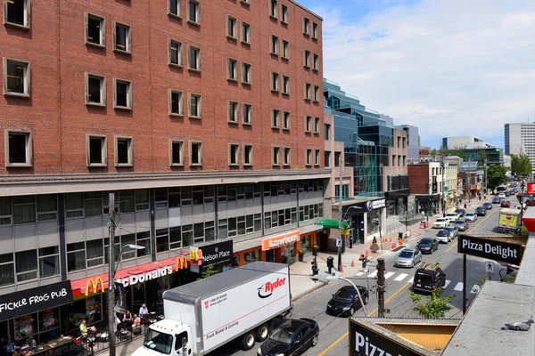 Spring Garden Road en Halifax — Foto de Stock