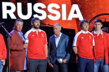 Alex Ovechkin ve takım Rusya