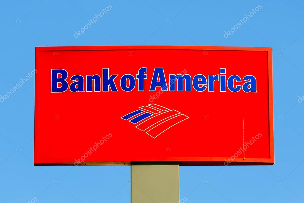Phoenix, AZ, USA   Sign for Bank of America. BoA is the second largest banking institution in the United States.