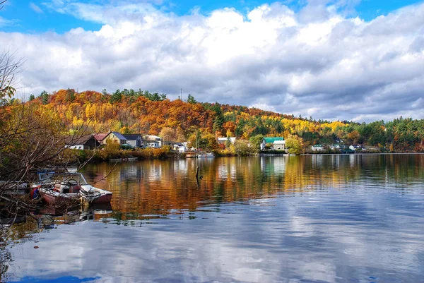 Wakefield Quebec Kanada Jesiennych Kolorach — Zdjęcie stockowe
