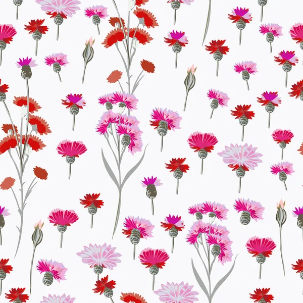 Kwiaciarnia Wektor Rustykalny Wzór Różowymi Kwiatami Dla Projektu — Wektor stockowy
