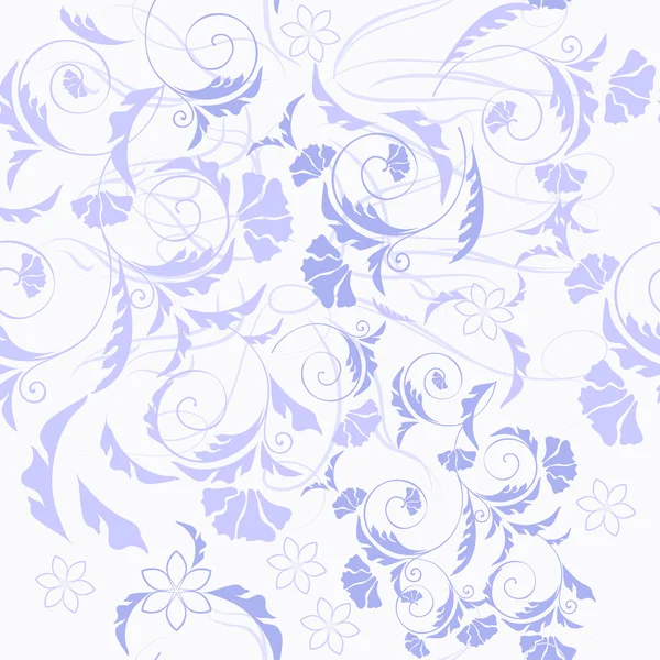 Motif de papier peint floral sans couture — Image vectorielle