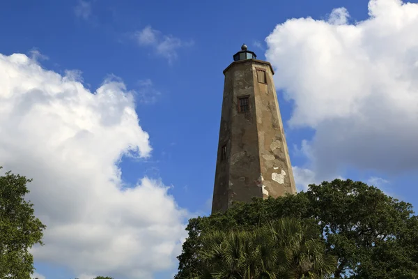 Flintskalle Island Lighthouse North Carolina — Stockfoto