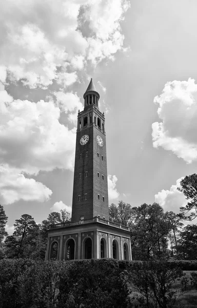 Clocher Morehead Patterson Chapel Hill Dans Les Tons Noir Blanc — Photo