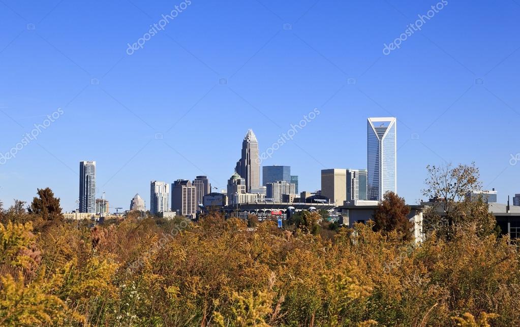 Images bank of america stadium Charlotte Skyline with Bank of