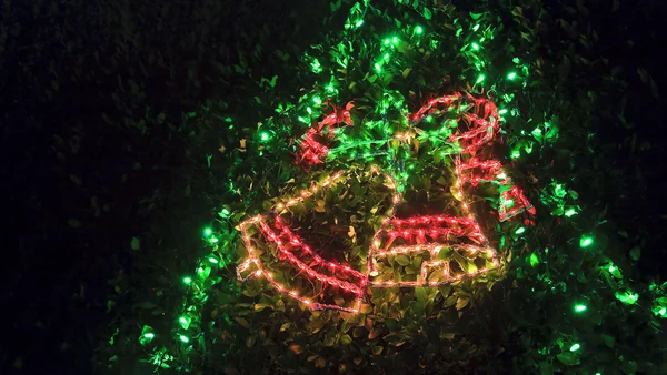 Lampu Bel Natal — Stok Foto