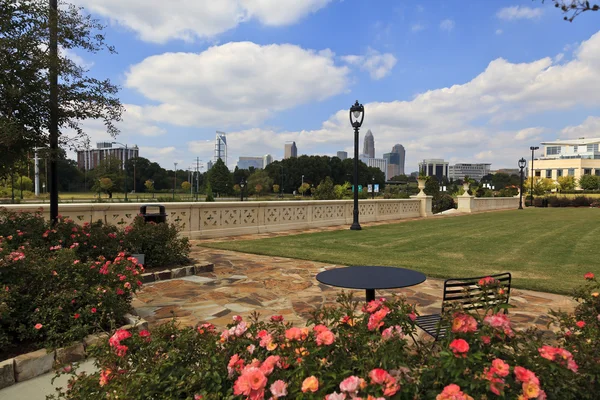 Charlotte Midtown Park in the Summer — Stock Photo, Image