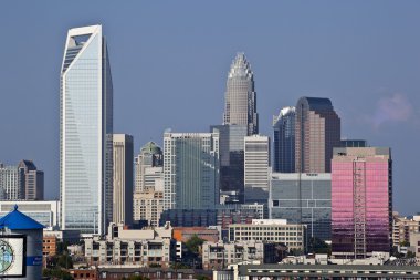 Charlotte Skyline View in the Daytime clipart