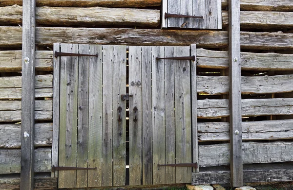 Barn Door and Wall — Stock Photo, Image