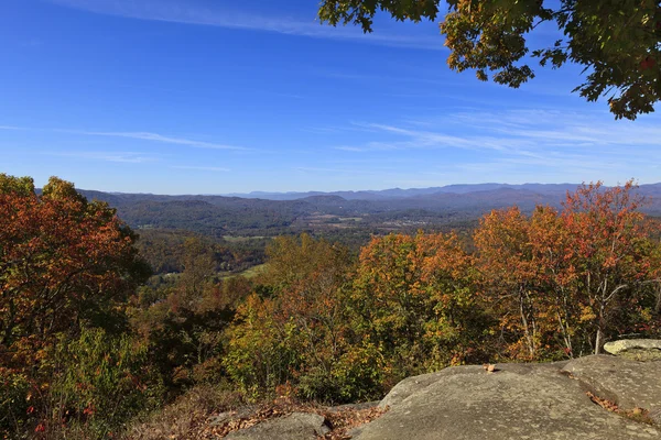 Berge Beim Sprung Von Einem Felsen Hendersonville North Carolina — Stockfoto