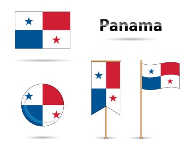 Panama bayrakları kümesi