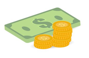 Bozuk paralar ve faturalar