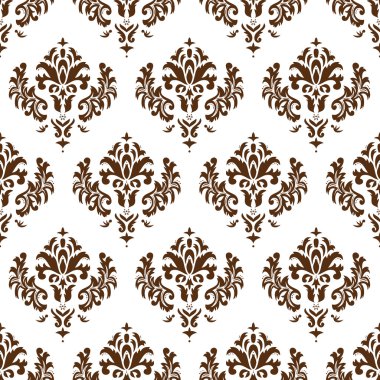 kahverengi renkte Damask doku kiremit