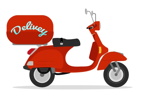 Delivery scooter — Stock Photo, Image