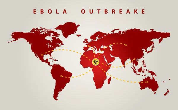 Ebola world — Stock Photo, Image