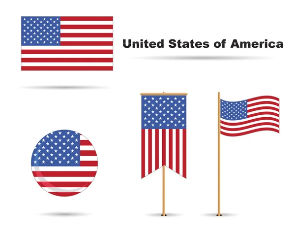 Usa flags — Stock Photo, Image