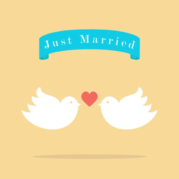 Любите свадебных птиц — стоковое фото