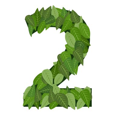 2 numarası yapraklar