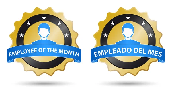 Employee month english spanish — Stock Photo, Image