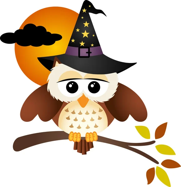 Halloween Owl — Stock Vector