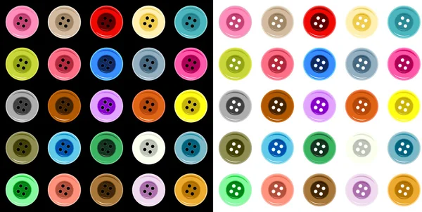 Bouton coloré — Image vectorielle