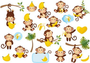 Oyuncak Muz Aşıkları Maymun Koleksiyonu