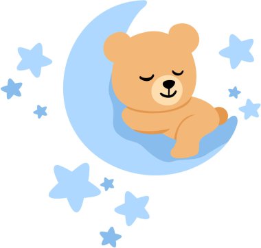 Tatlı rüyalar Hilal ayındaki küçük ayı.