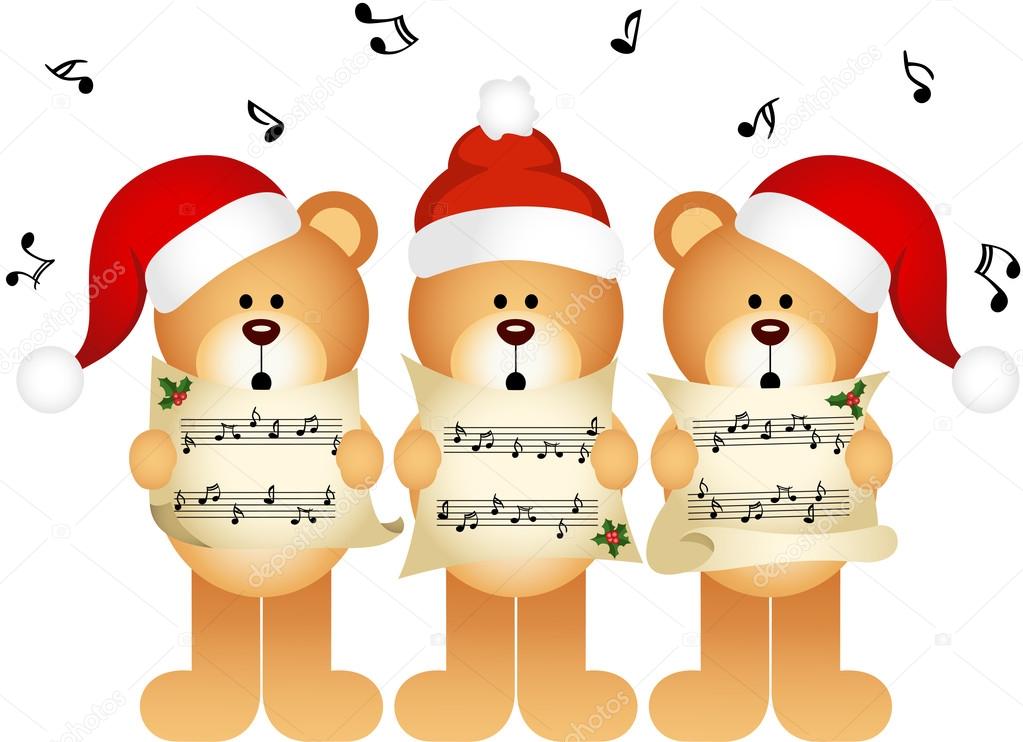 singing christmas bears