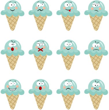 Farklı ifadeler ile dondurma