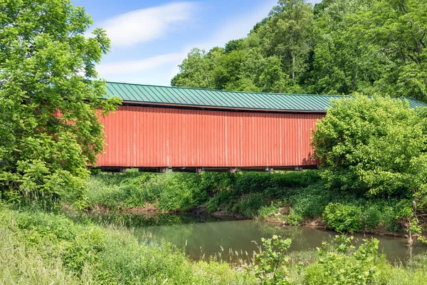 Ohio Foraker covered Bridge — Stockfoto