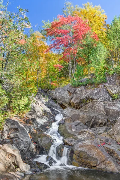 Queen Anne Falls Autumn — Stockfoto